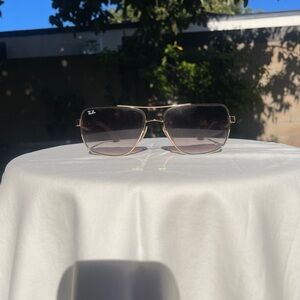 Ray-Ban RB3663 Gold Aviator Sunglasses